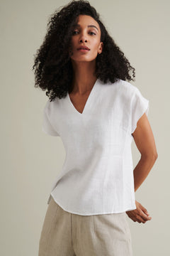 Väsby Linen Shirt White