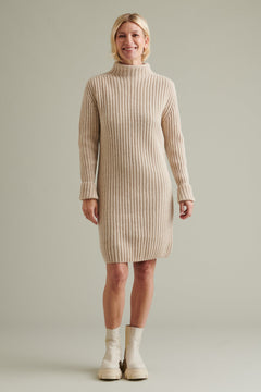 Utö Knitted Dress Short Beige