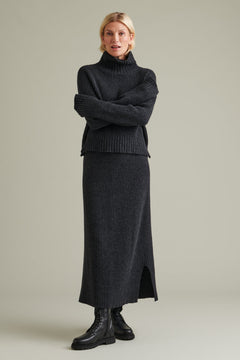 Kökar Merino Wool Sweater Dark Grey