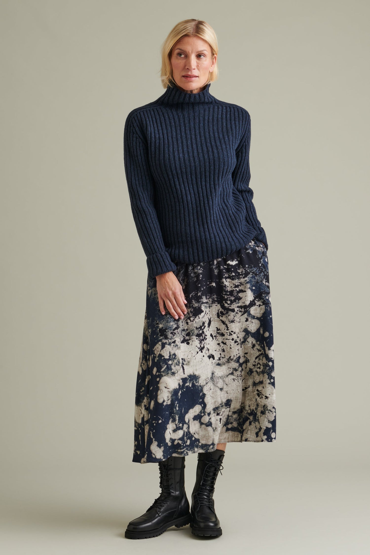 Utö Merino Sweater Archipelago Sea Blue