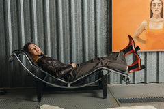Orangine Squared Heel Boots