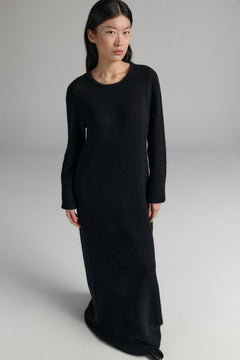 RHEA139 Boucle Dress Black