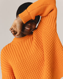 Delčia Cotton Sweater Orange