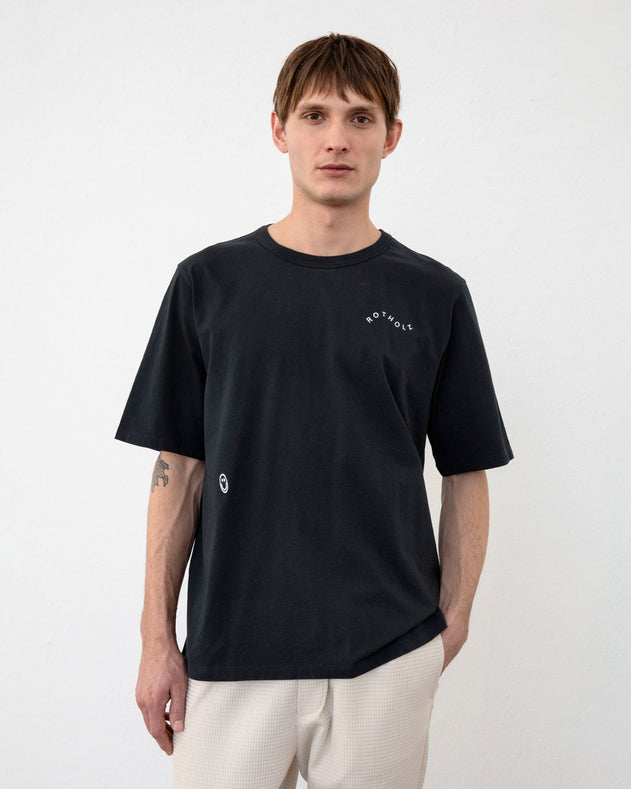 Wavy Logo T-Shirt True Black