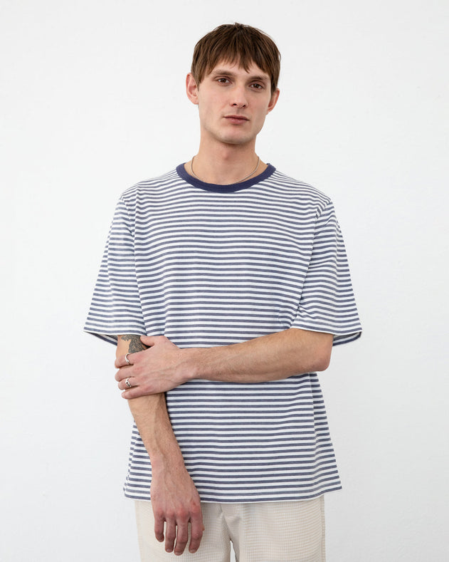 Striped T-shirt Navy/White