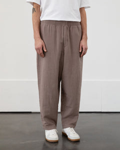 Wide Pants Washed Brown