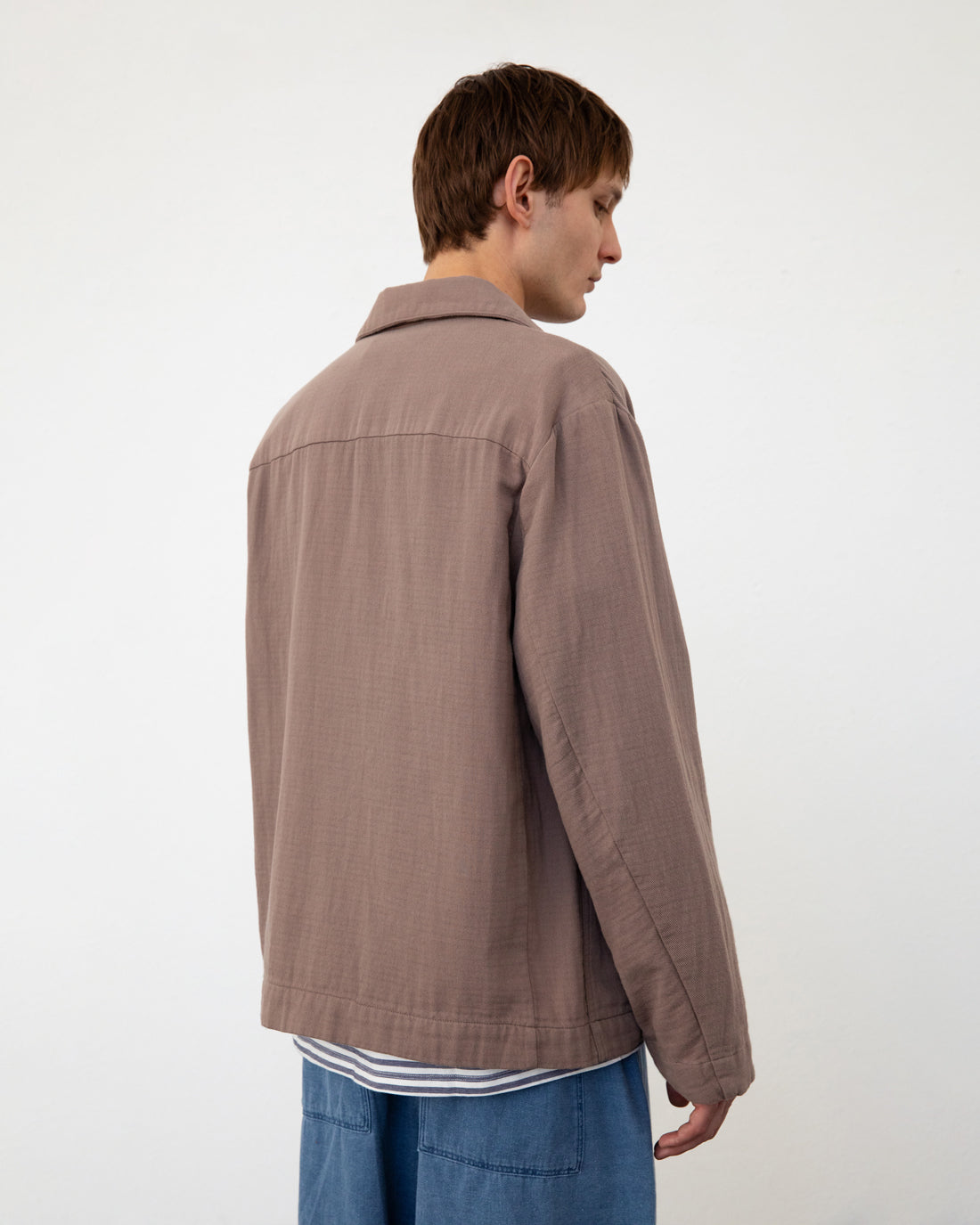 Light Overjacket Washed Brown