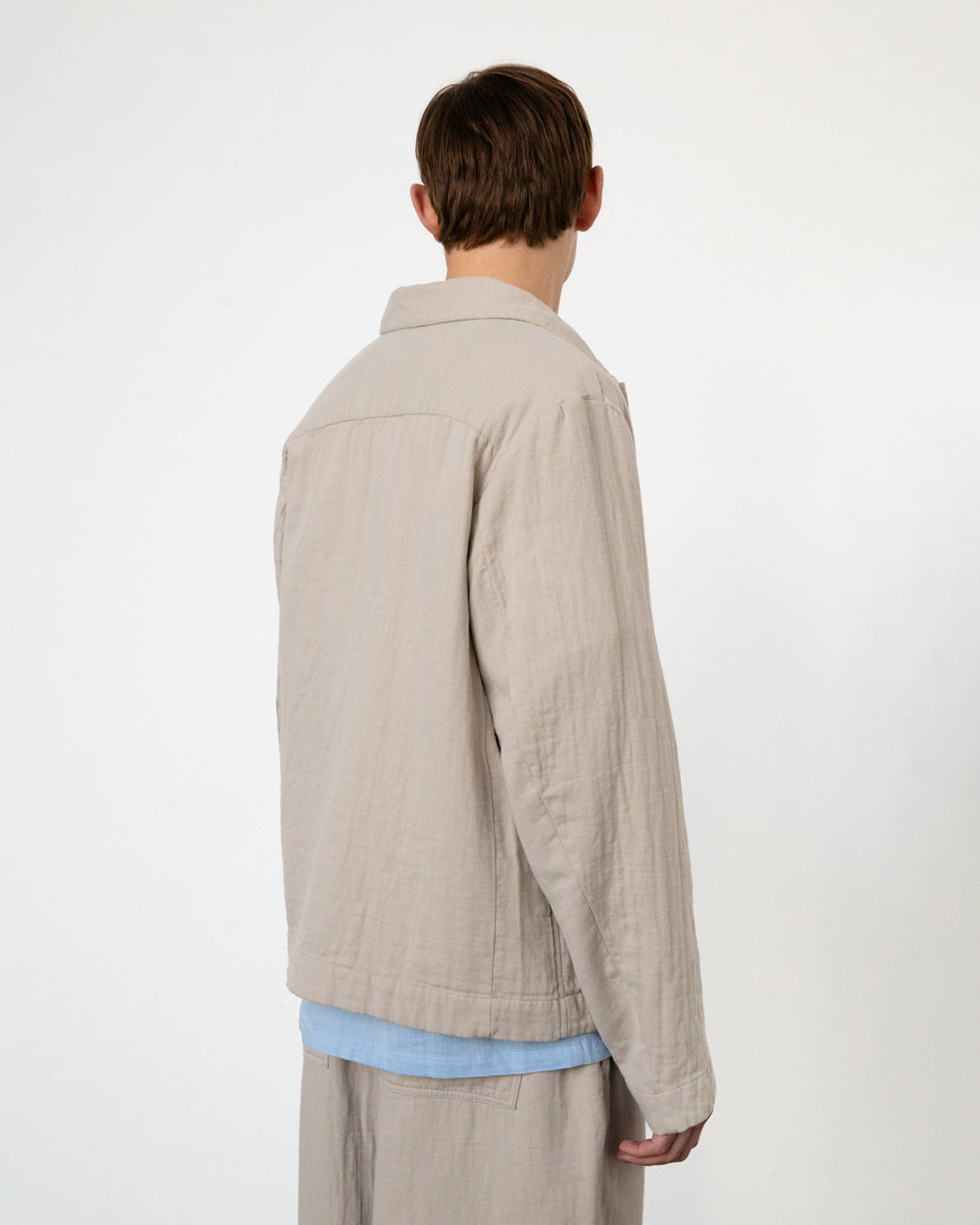 Light Overjacket Washed Sand