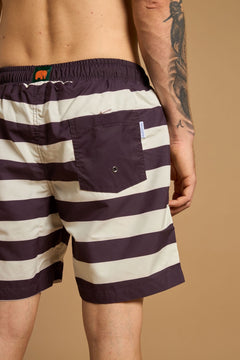 Owari SEAQUAL®YARN Swim Trunks Grape Red