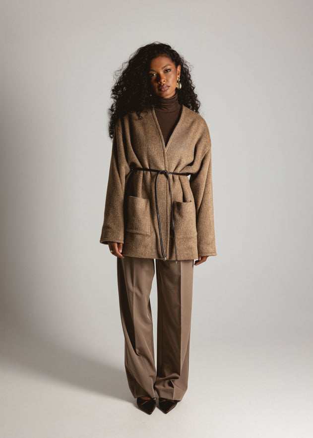 Astoria Wool Coat Brown