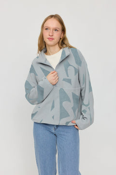 Nash Printed Half Zip Fleece