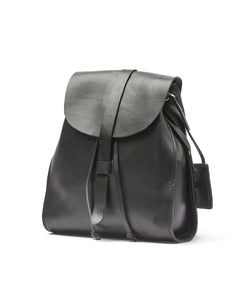 Leather Backpack Mod 130 Cuoio Black