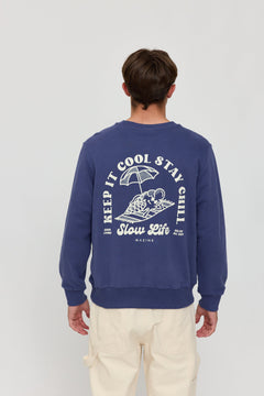 Men's Back Print Sweatshirt