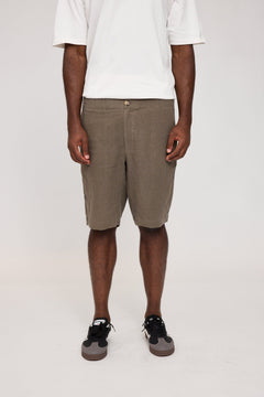 Regular Linen Shorts