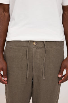 Regular Linen Shorts