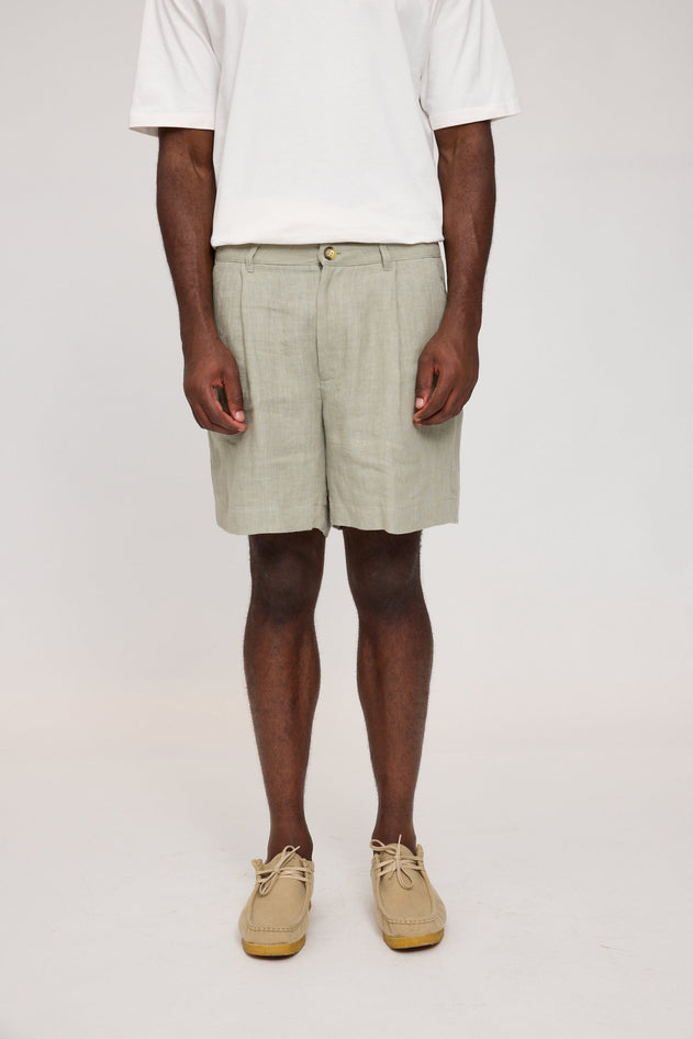 Men's Linen Bermuda Shorts