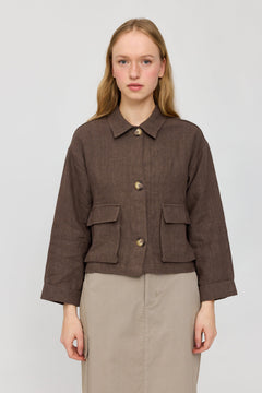 Short Linen Jacket