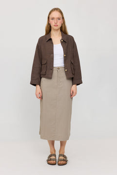 Short Linen Jacket