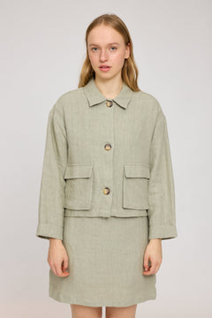 Short Linen Jacket