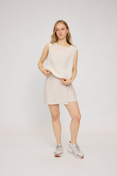 Sleeveless Linen Top