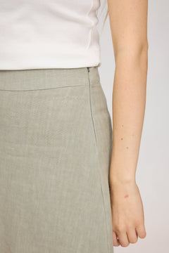 Linen Midi Skirt