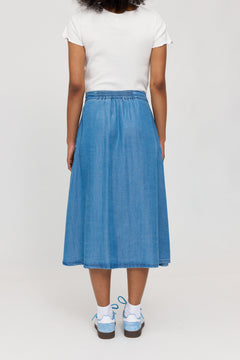 Denim Midi Skirt