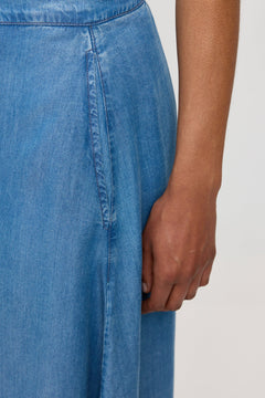 Denim Midi Skirt