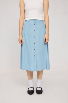 Denim Midi Skirt