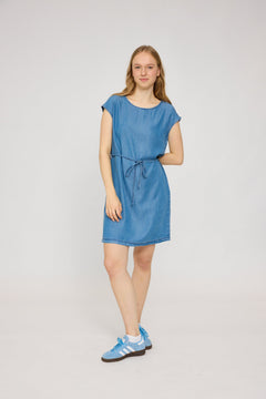 Sleeveless Denim Dress