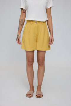 Pleated Shorts