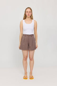 Pleated Shorts