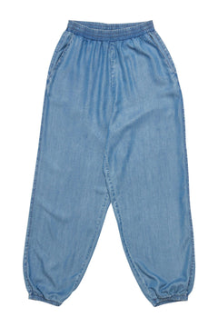 Denim Parachute Pants