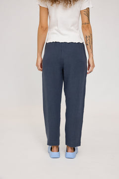 Straight Leg Linen Pants