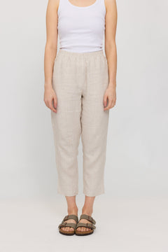 Straight Leg Linen Pants