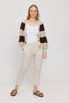 Straight Leg Linen Pants