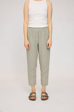 Straight Leg Linen Pants