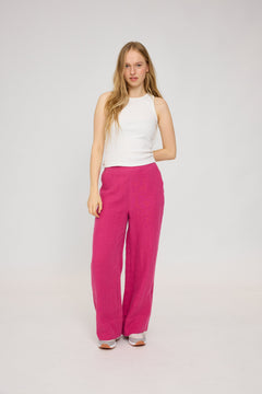 Wide Leg Linen Pants