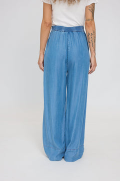 Wide Leg Denim Pants