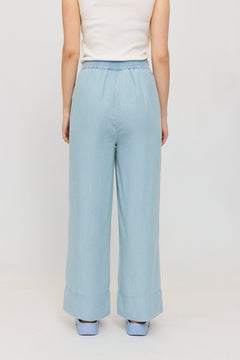 Wide Leg Denim Pants