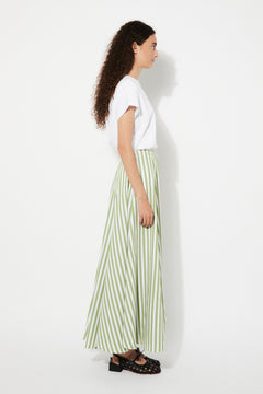 Vitalis Skirt Green Stripes