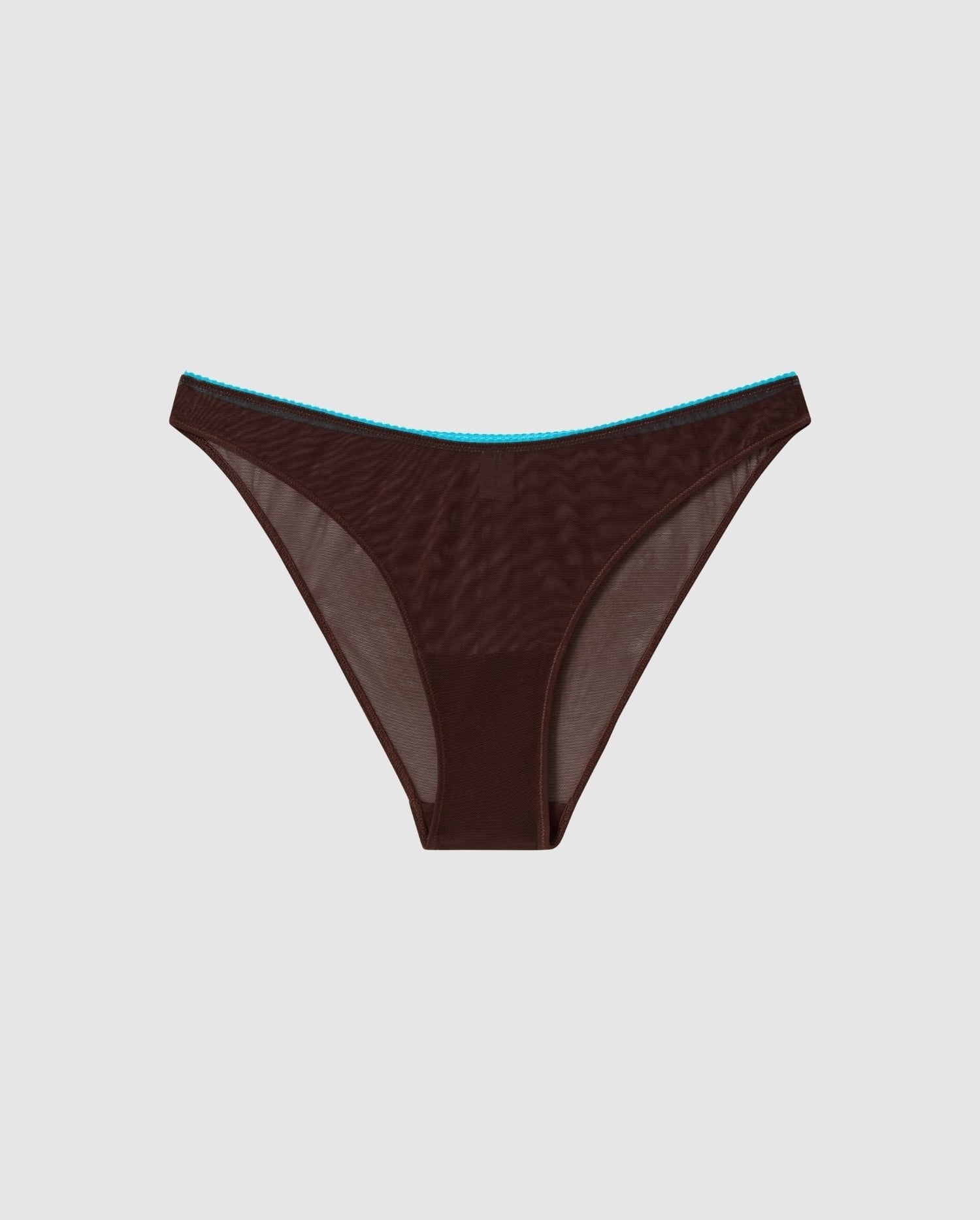 Mesh Bikini Briefs Coffee