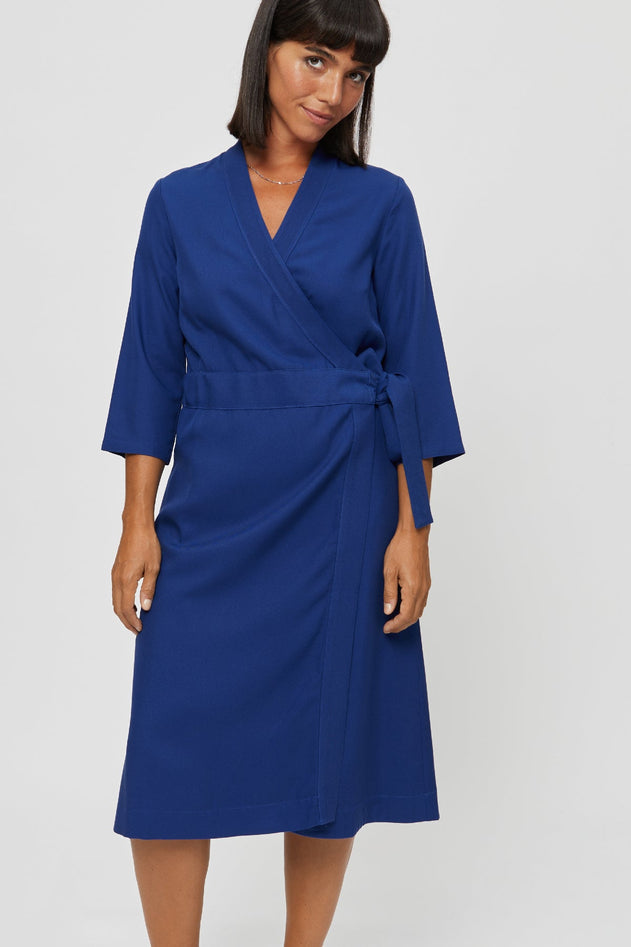 Sandra Dress Dark Blue