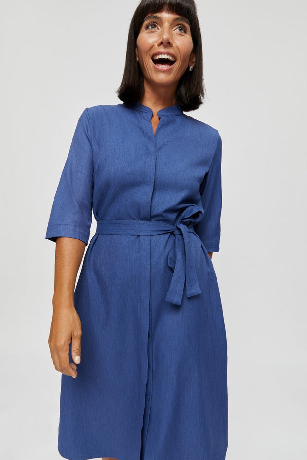 Lidia Shirt Dress Blue