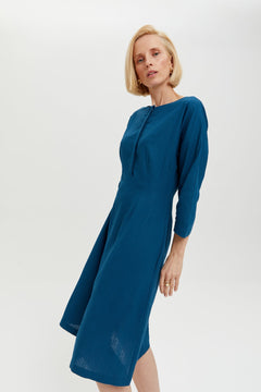 Lusin Dress Petrol Blue