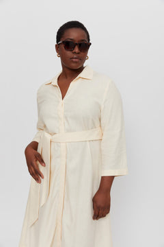 Mariam Dress Cream White