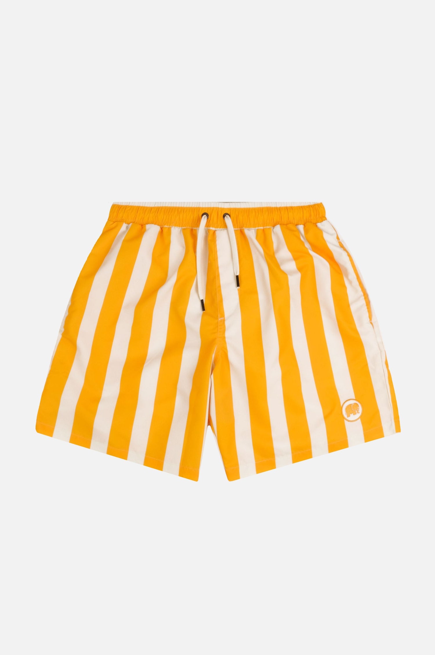 Beach Club Swim Shorts Striped Golden