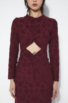 Barbara Dress Burgundy