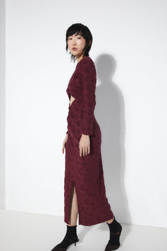Barbara Dress Burgundy
