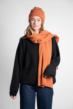 Knitted Scarf Orange
