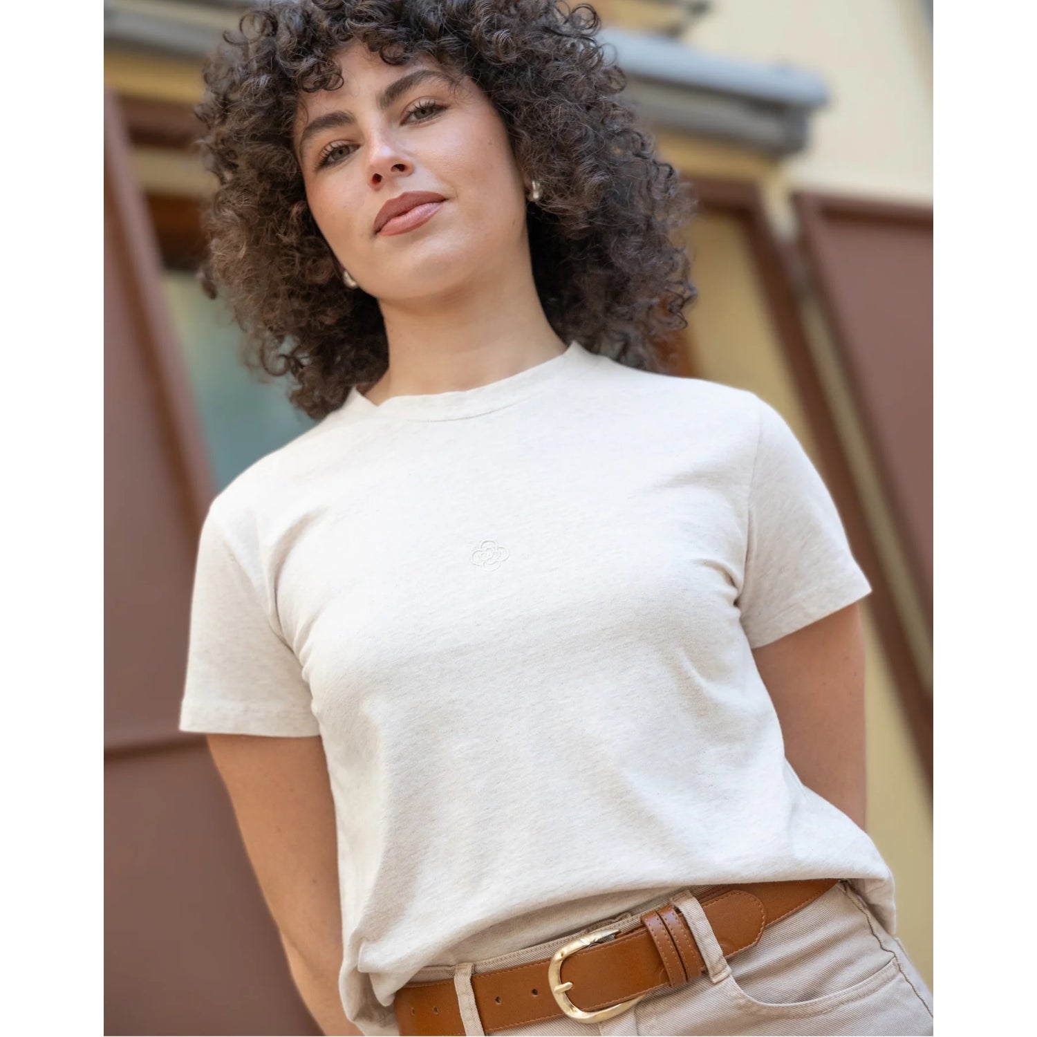 Short-sleeved T-shirt Melange